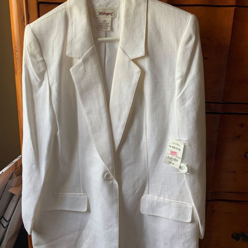 Worthington linen jacket, lined